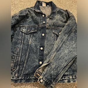 Tyca large dark wash denim jean jacket
